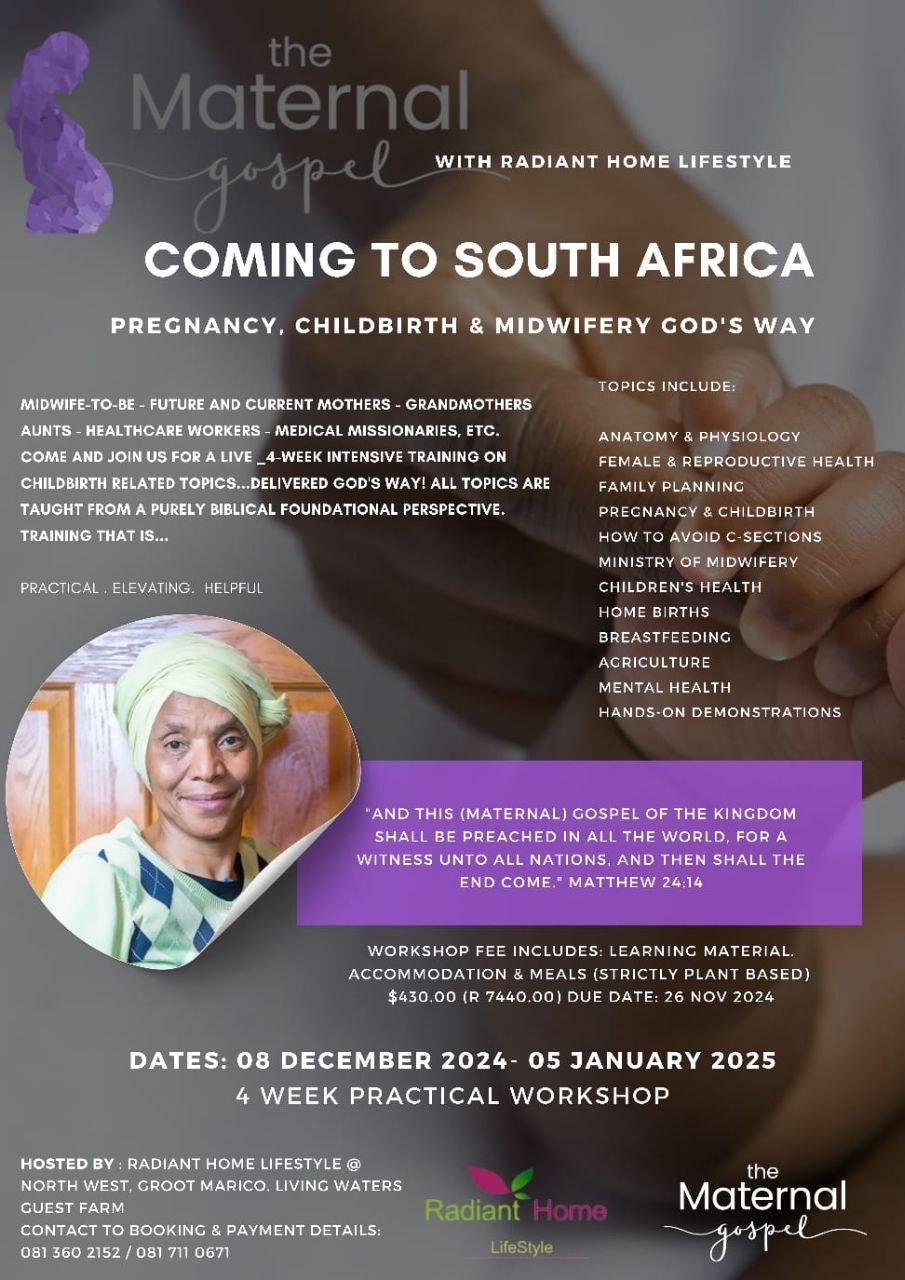 TMG Workshop Flyer - South Africa - December 2024 - January 2025